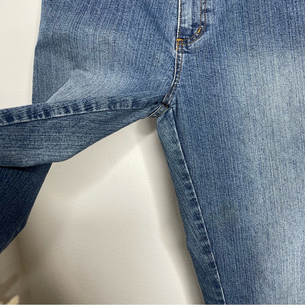 Vintage Lilly Pulitzer Y2K Funky Floral Embroidered Straight Jeans Size 6 - Picture 5 of 16